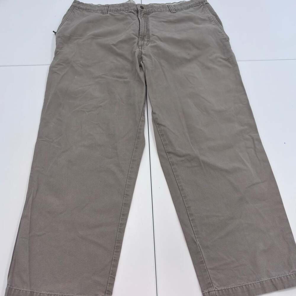 Columbia Sportswear Canvas Cargo Pants Distressed Tan 42x30